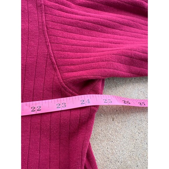 Vintage Harley-Davidson Mens Ribbed Burgundy Half-Zip Cotton Shirt XL W3 - Picture 4 of 6